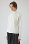 Curved sleeve high collar tops/トップス リムアーク/RIM.ARK