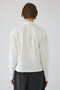 Curved sleeve high collar tops/トップス リムアーク/RIM.ARK