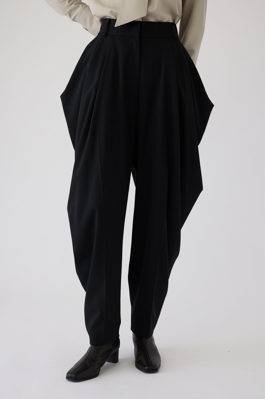 RIM.ARK Tuck dress PT/パンツ (ブラック, 36) リムアーク ELLE SHOP