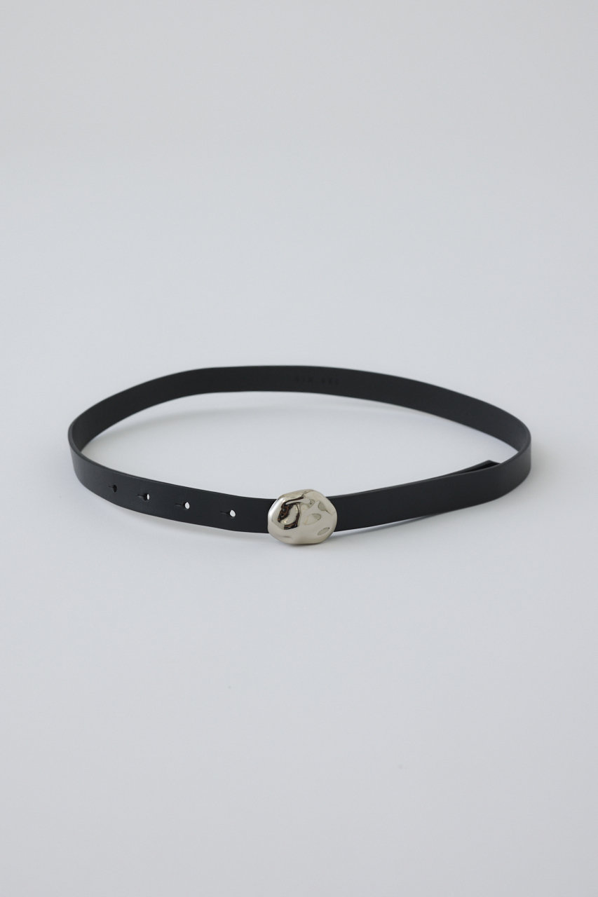 リムアーク/RIM.ARKのStone motif leather belt/レザーベルト(シルバー/460JSL55-2161)