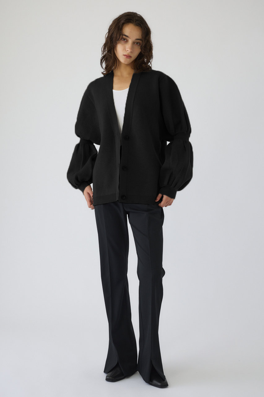 RIM.ARK(リムアーク)｜Volume sleeve knit CD/ニットカーディガン