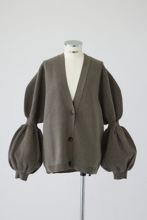 リムアーク/RIM.ARKのVolume sleeve knit CD/ニットカーディガン(110300/110303)