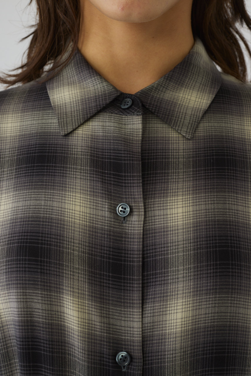 RIM.ARK(リムアーク)｜Check pattern SH/シャツ/グレー の通販