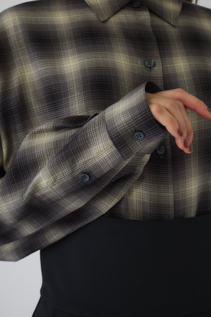 RIM.ARK(リムアーク)｜Check pattern SH/シャツ/グレー の通販