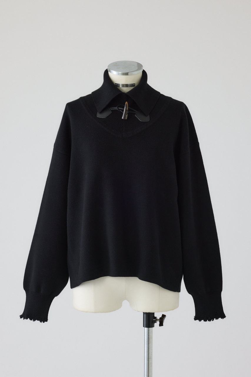 Toggle motif knit tops/ニット