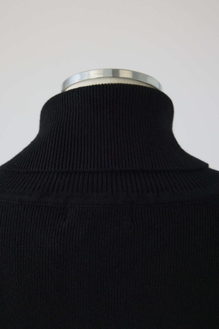 RIM.ARK バックボタンアシメニット 黒 新品未使用 タグ付き RIM.ARK バックボタンアシメニット 黒 新品未使用 タグ付き RIM.ARK