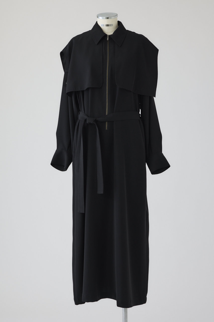 RIM.ARK(リムアーク)｜Trench OP/ワンピース/ブラック の通販