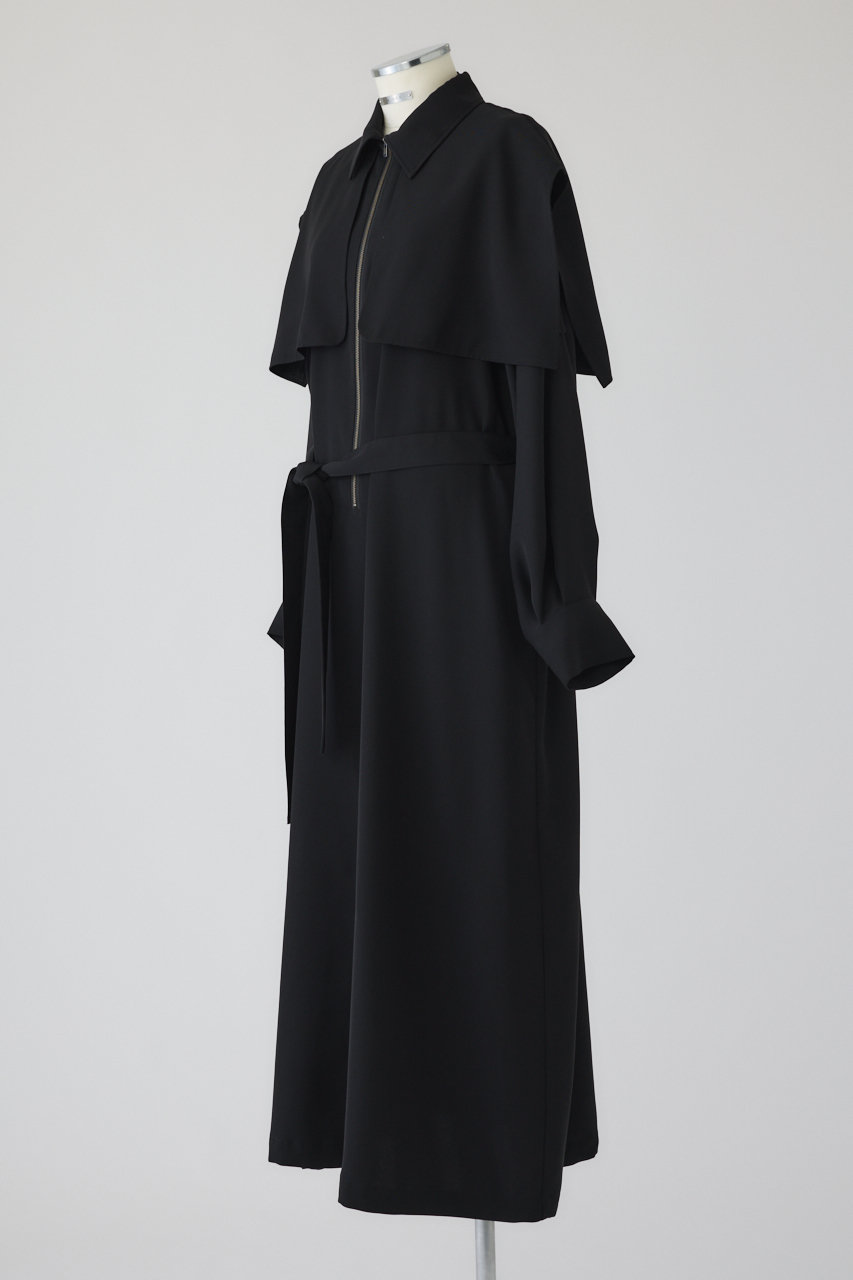 RIM.ARK(リムアーク)｜Trench OP/ワンピース/ブラック の通販