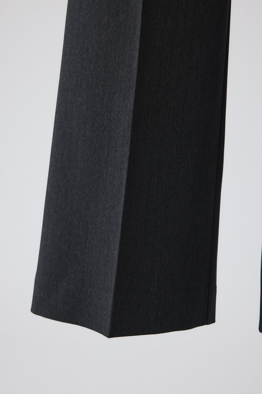 RIM.ARK(リムアーク)｜Leather like patch PT/パンツ/ブラック の通販