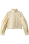 Folded neck tuck blouse/ブラウス リムアーク/RIM.ARK ライトイエロー