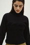 Tweed docking knit tops/ニット リムアーク/RIM.ARK ブラック