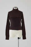 Tweed docking knit tops/ニット