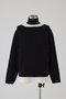 Neck parts knit tops/ニット リムアーク/RIM.ARK ブラック