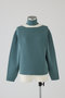 Neck parts knit tops/ニット リムアーク/RIM.ARK ブルー