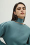 Neck parts knit tops/ニット リムアーク/RIM.ARK