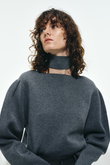 Neck parts knit tops/ニット