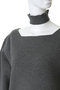 Neck parts knit tops/ニット リムアーク/RIM.ARK