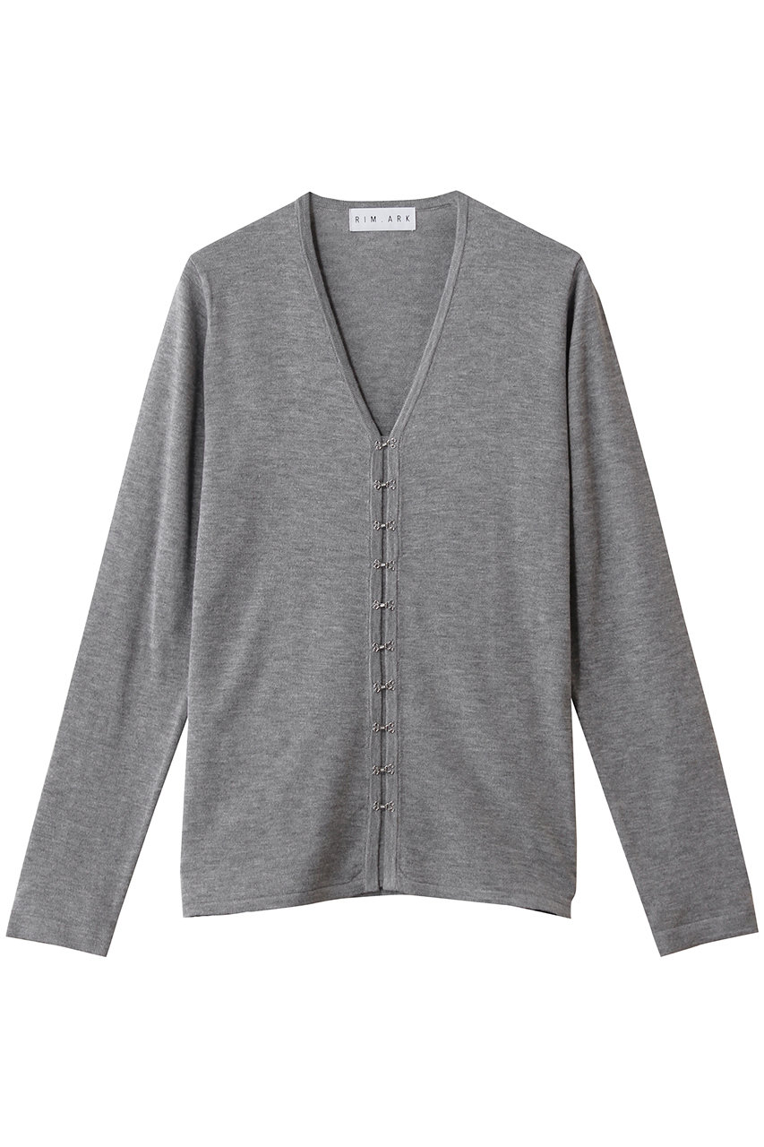 Many hook V neck tops/ニット