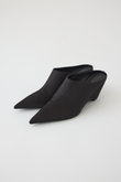 Pointed satin mule/ミュール