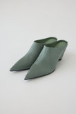 Pointed satin mule/ミュール