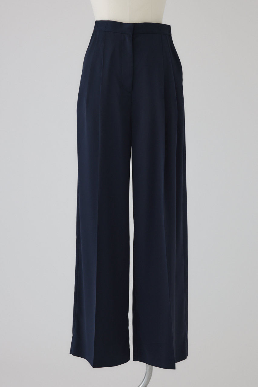 RIM.ARK Move belt satin PT/パンツ (ネイビー, 36) リムアーク ELLE SHOP