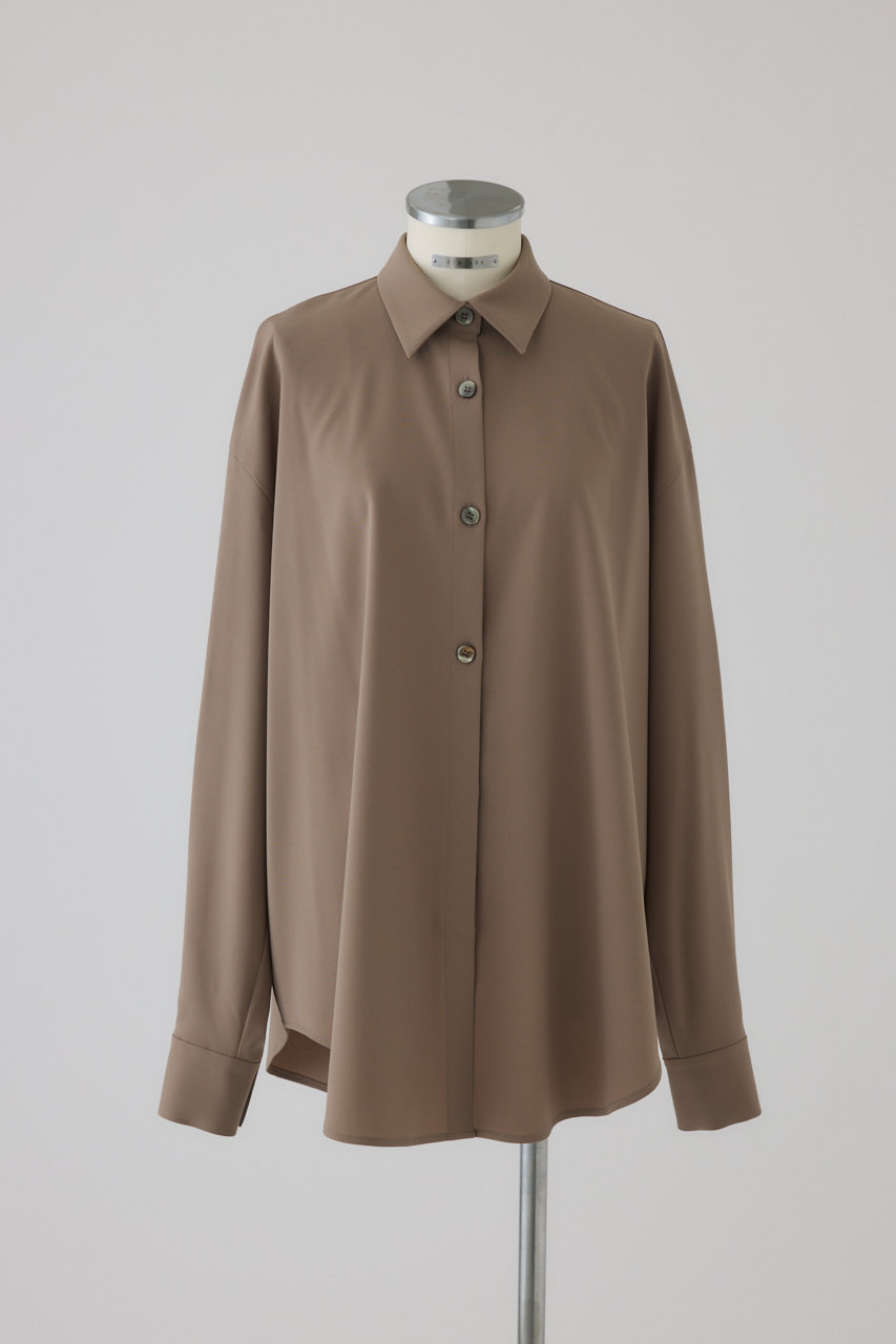 リムアーク/RIM.ARKの【2/4 10:00販売開始】Synthetic leather tie SH/シャツ(ライトブラウン/460JSN30-0081)