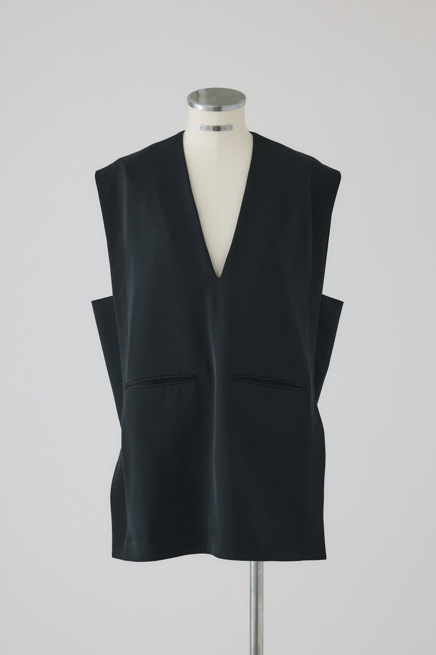 RIM.ARK Sharp neck Cape/ケープ (ネイビー, FREE) リムアーク ELLE SHOP RIM.ARK Sharp neck Cape/ケープ (ネイビー, FREE) リムアーク ELLE SHOP