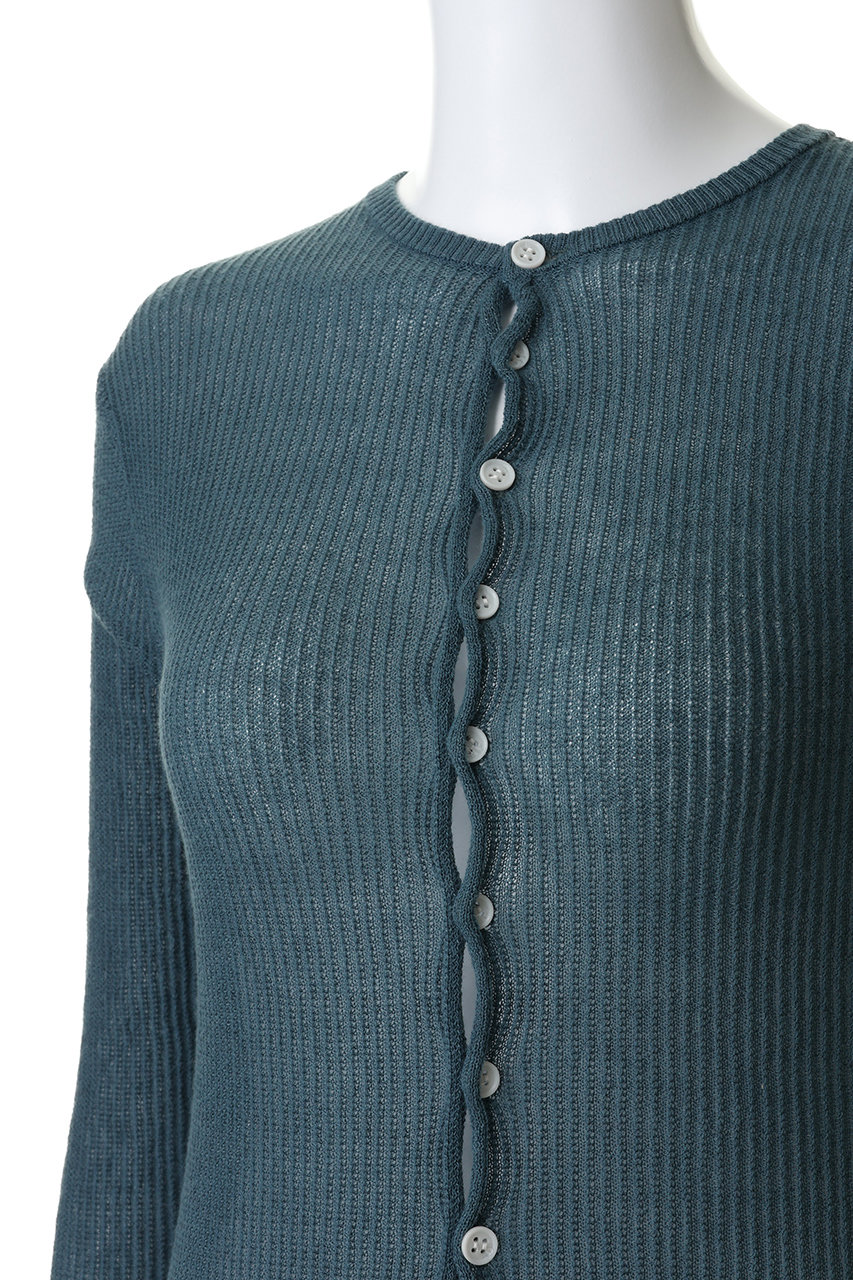 RIM.ARK スリームスリットビックサイズニット RIM.ARK | Sheer rib spring knit (KNITWEAR ) |RIM.ARK ONLINE STORE