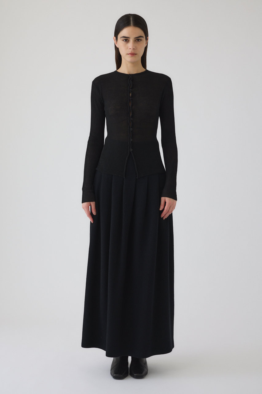 リムアーク　ニットセットアップ　新品未使用　ブラック　RIM.ARK RIM.ARK(リムアーク)｜Setting knit dress/ニットドレス/ブラック の