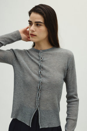 リムアーク/RIM.ARKのSheer rib spring knit/ニット(110300/110301)