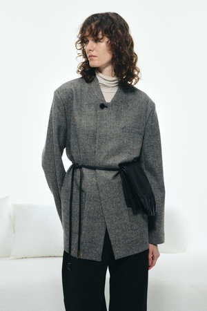 リムアーク/RIM.ARKのMetal belt box jacket/ジャケット(110800/110801)