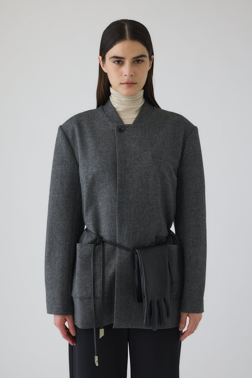 Metal belt box jacket/ジャケット