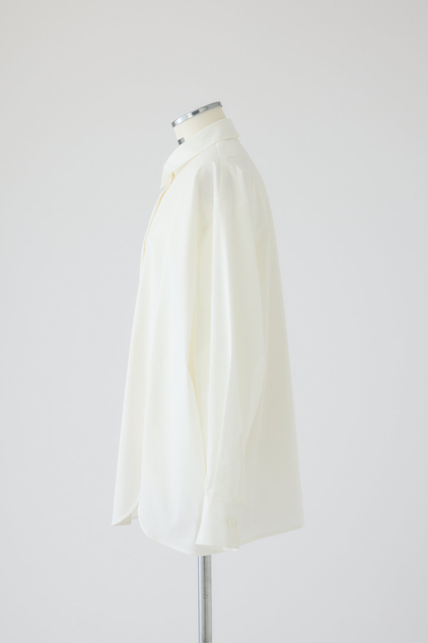 RIM.ARK(リムアーク)｜Oversized asymmetry SH/シャツ/ホワイト の通販