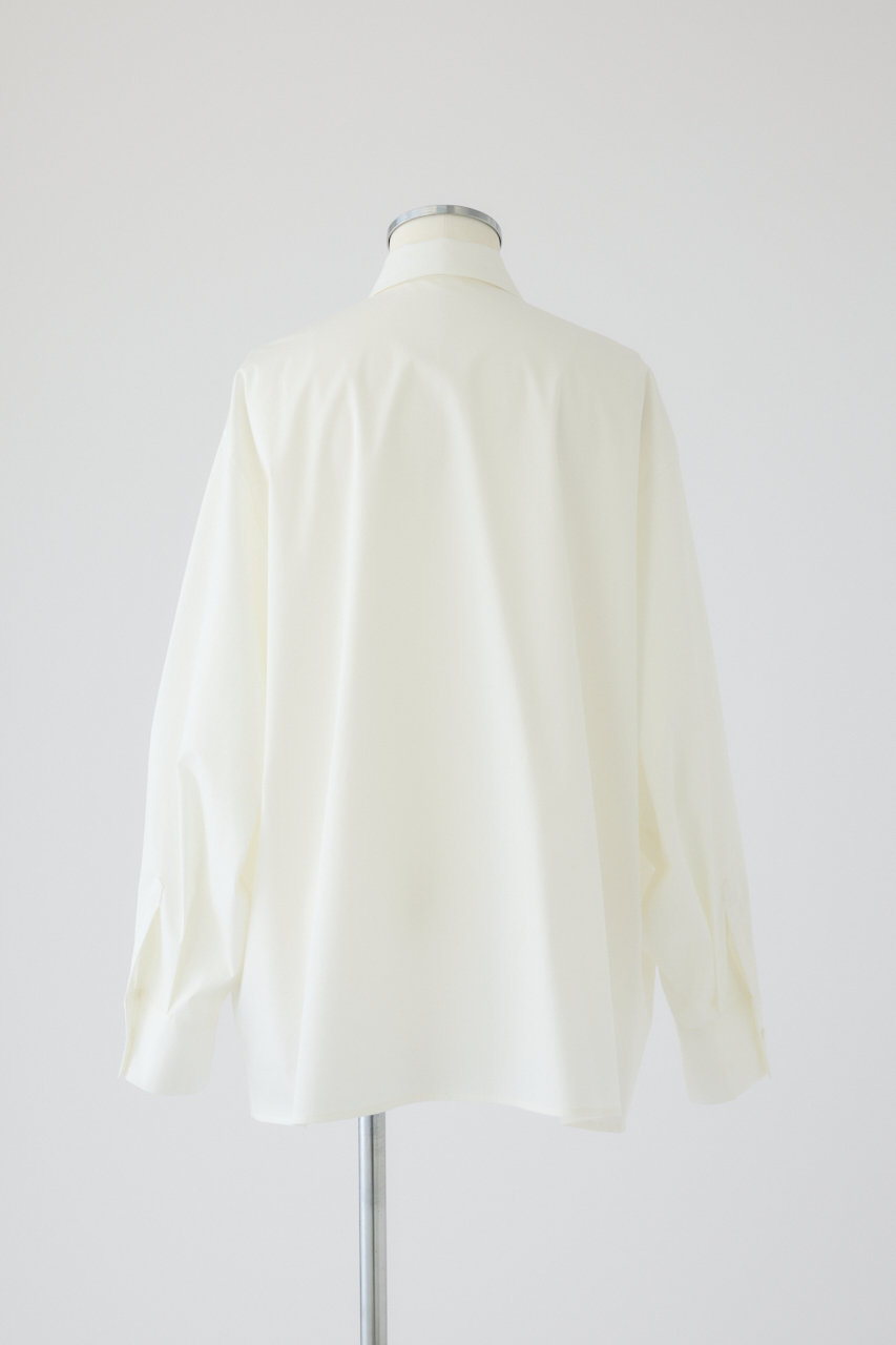RIM.ARK(リムアーク)｜Oversized asymmetry SH/シャツ/ホワイト の通販