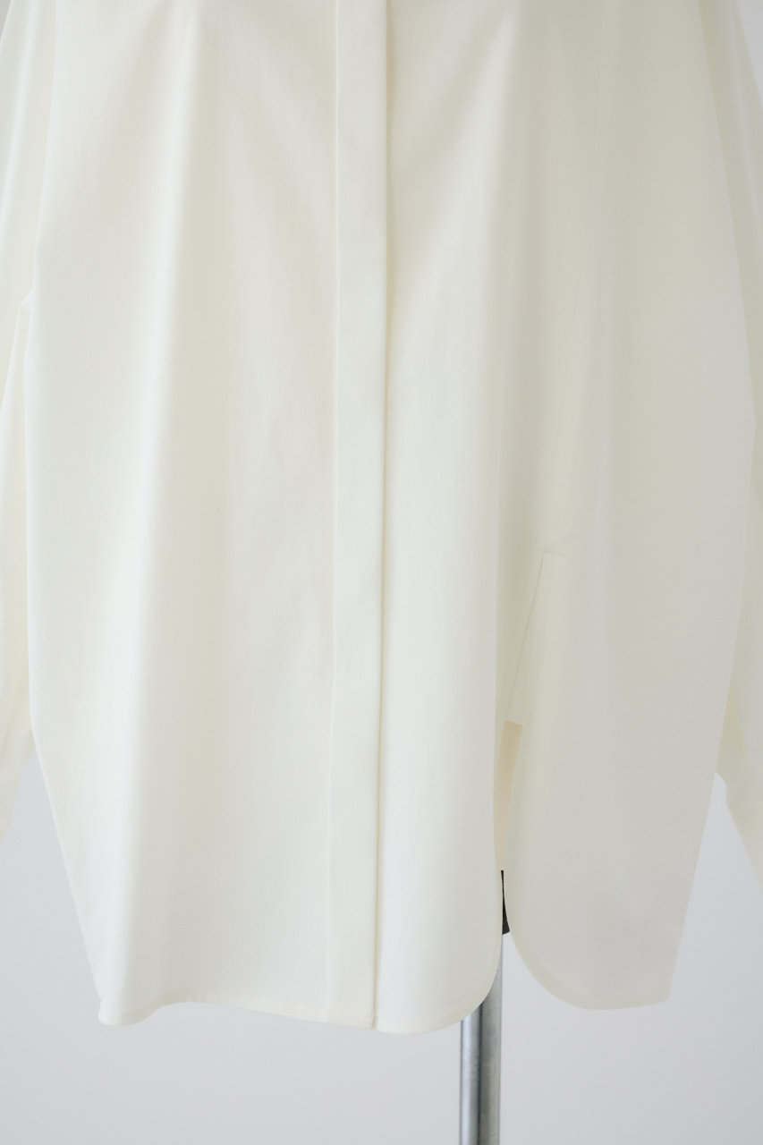 RIM.ARK(リムアーク)｜Oversized asymmetry SH/シャツ/ホワイト の通販