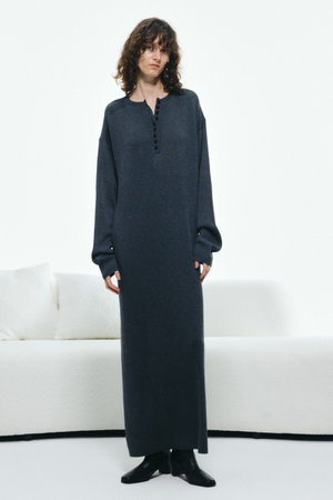 リムアーク/RIM.ARKのFabric covered button dress/ドレス(110500/110503)