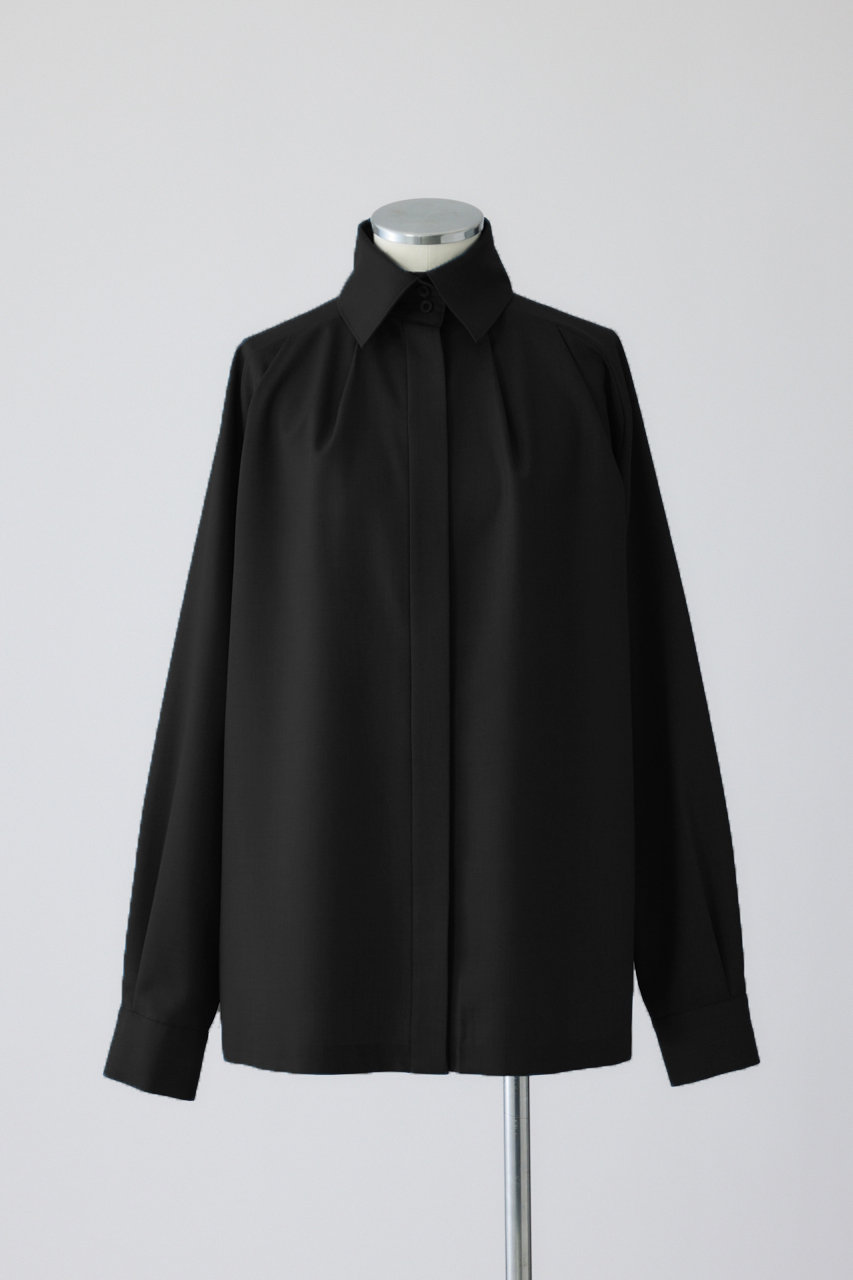リムアーク/RIM.ARKの【12/17 10:00販売開始】High collar classic blouse/ブラウス(ブラック/460JSL30-0401)
