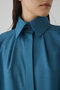 【12/17 10:00販売開始】High collar classic blouse/ブラウス リムアーク/RIM.ARK