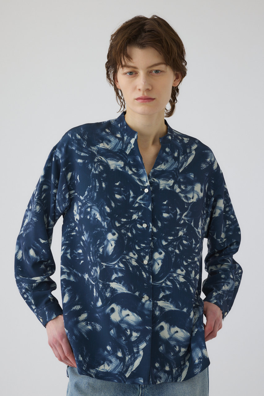 RIM.ARK(リムアーク)|Air turbulence painting blouse/ブラウス RIM.ARK(リムアーク)|Air turbulence painting blouse/ブラウス
