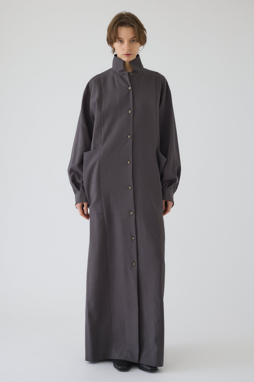 リムアーク/RIM.ARKのDrape pocket dress/ドレス(グレー/460JSS33-0551)