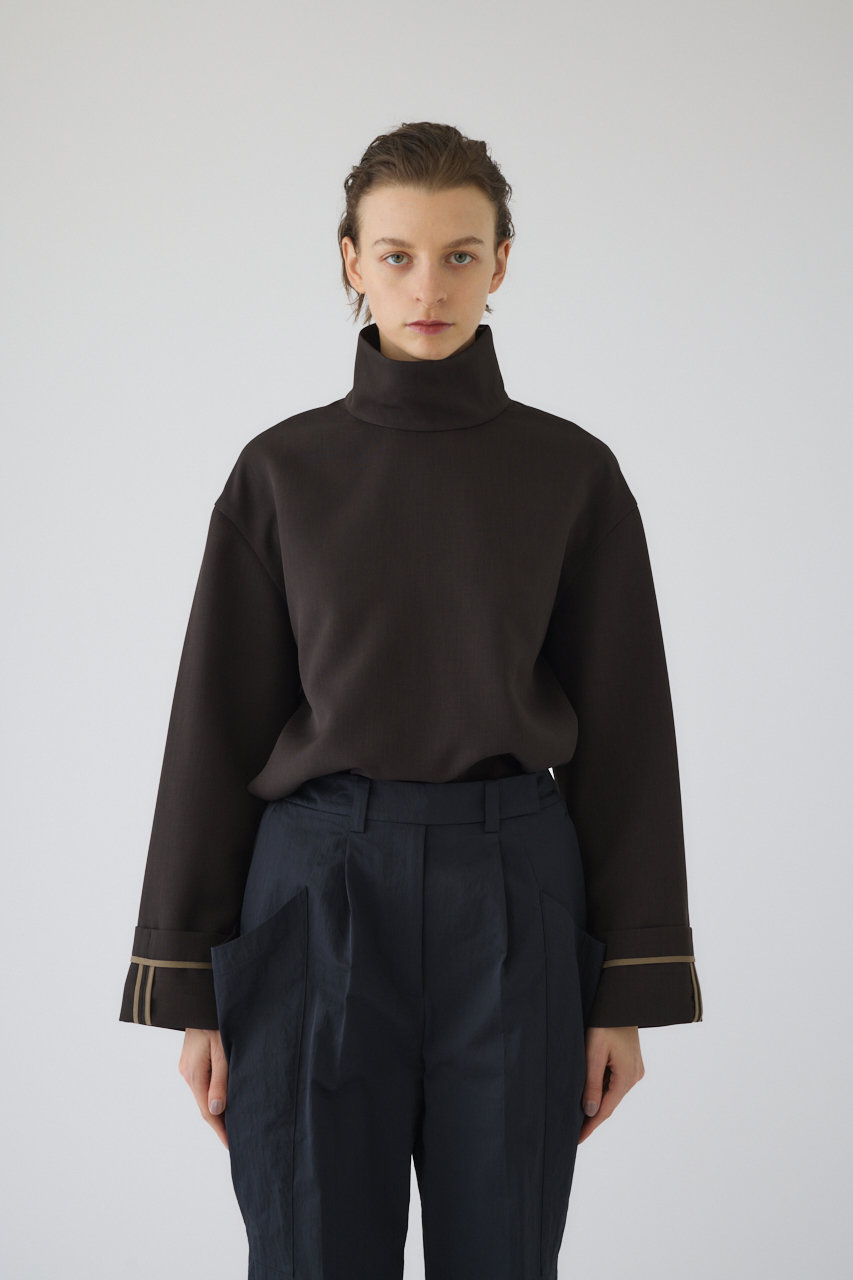 リムアーク/RIM.ARKのCuffed sleeve PO/プルオーバー(ダークブラウン/460JSN30-0111)