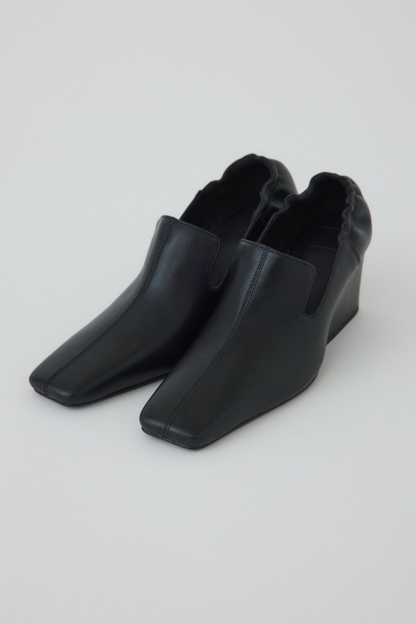 リムアーク/RIM.ARKの【3/4 11:00販売開始】【予約販売】Leather square toe heel/ヒールシューズ(ブラック/460JSL50-1801)