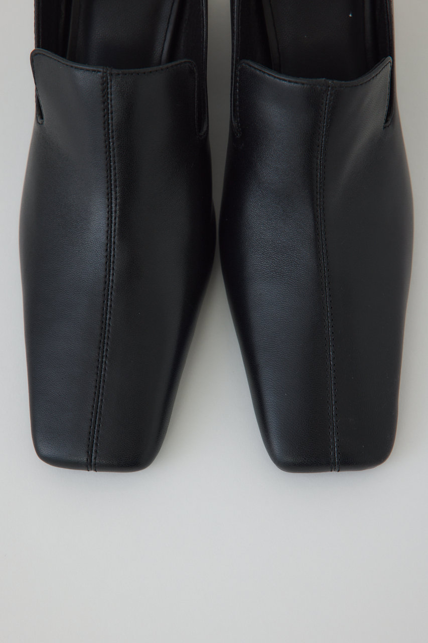 RIM.ARK(リムアーク)｜【予約販売】Leather square toe heel/ヒール