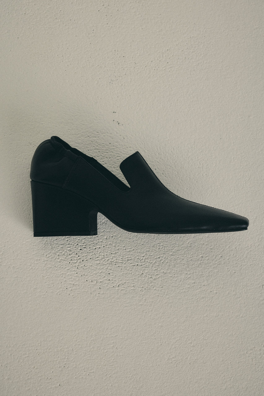 RIM.ARK(リムアーク)｜【予約販売】Leather square toe heel/ヒール