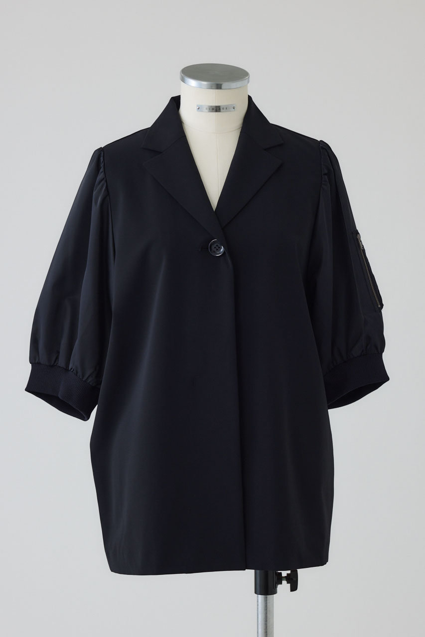 リムアーク/RIM.ARKの【予約販売】MA-1 sleeve SH/シャツ(ダークネイビー/460JSN30-0911)