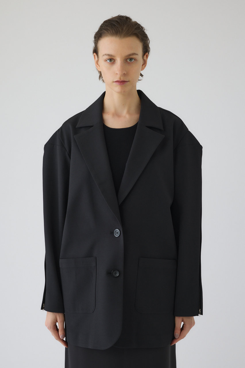 リムアーク/RIM.ARKのOpen sleeve tailored JK/ジャケット(ブラック/460JSS30-0591)
