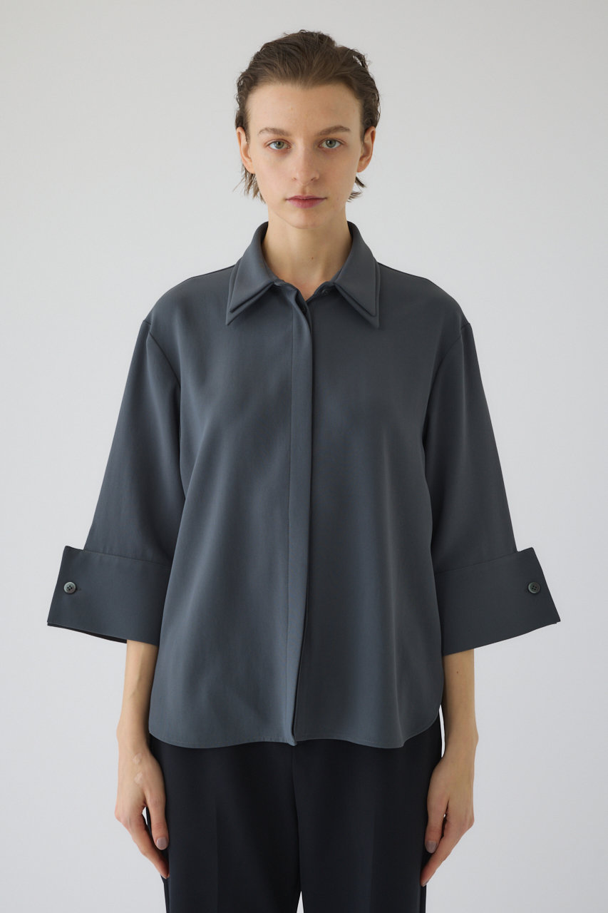 リムアーク/RIM.ARKのW-collar classical blouse/ブラウス(グレー/460JSS30-0541)