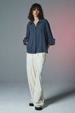 W-collar classical blouse/ブラウス