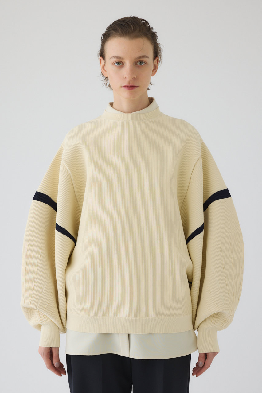 リムアーク/RIM.ARKのVolume sleeve design knit tops/ニット(オフホワイト/460JSS70-0731)