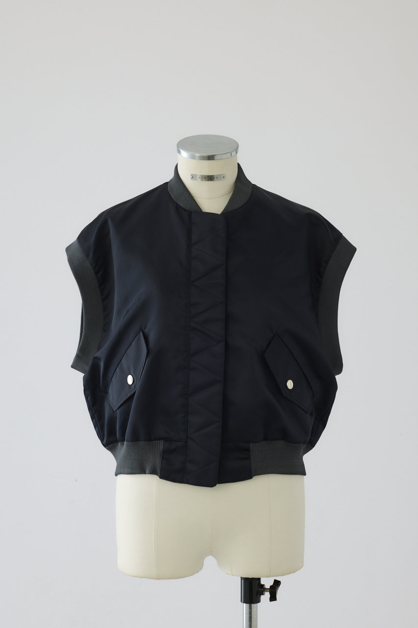 リムアーク/RIM.ARKの【2/18 10:00販売開始】Short MA-1 vest/ベスト(ダークネイビー/460JSS30-0631)